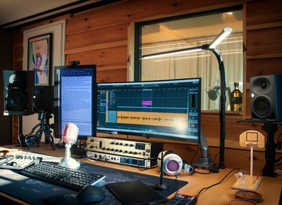 Blick ins Tonstudio SpreewaldRecording